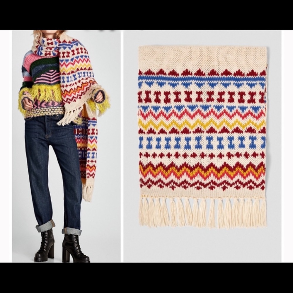Over 6 foot Chunky Scarf 6’10